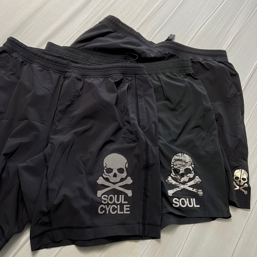3 pair Soul Cycle short lined